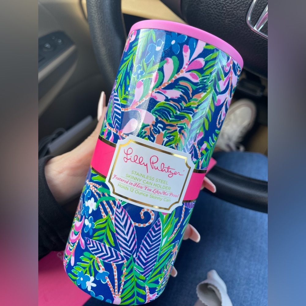 12 oz Skinny Can Holder Lilly Pulitzer